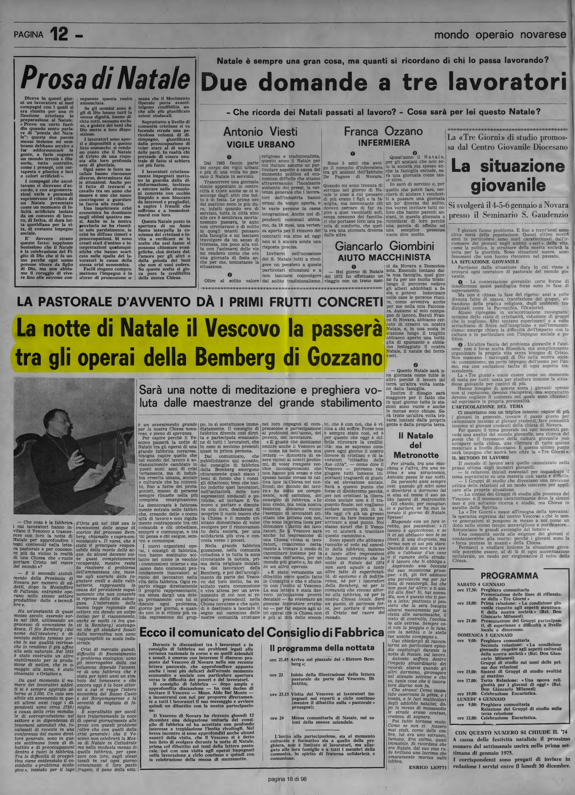 IL VERBANO del 26.10.1973 b