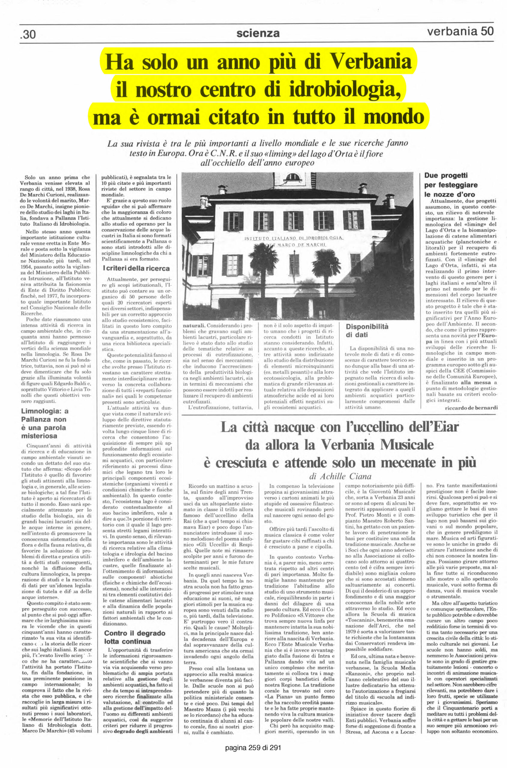 L'AZIONE del 03.06.1989