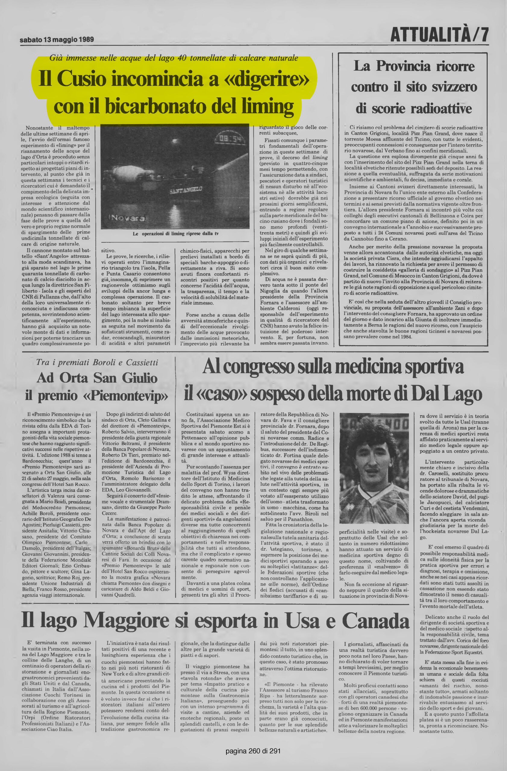 L'AZIONE del 13.05.1989